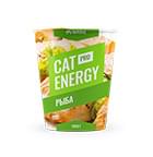 Cat Energy PRO 1000 г с рыбой в пластиковом стакане зеленого цвета